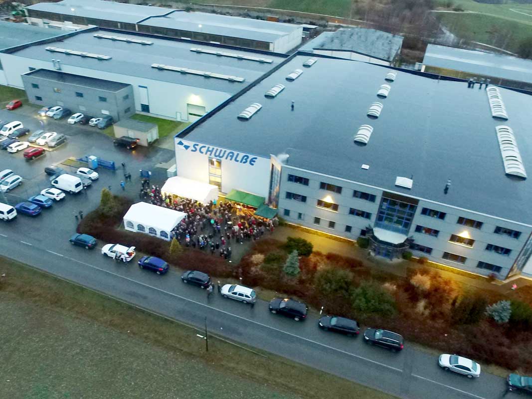 Schwalbe Metallbau feierte in diesem Jahr erstmals Lichtmess